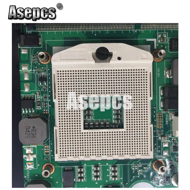 Asepcs B43 Laotop материнская плата для ASUS B43 B43F B43S тест оригинальная материнская плата PGA989