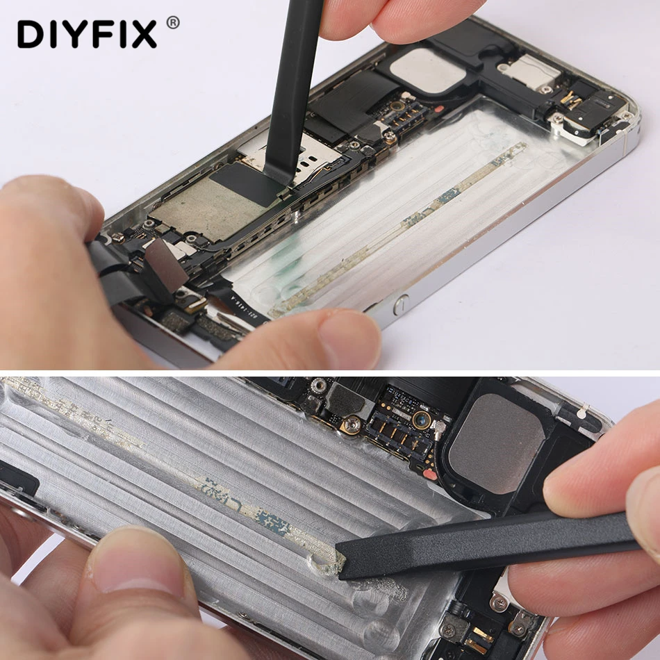 DIYFIX 10 шт. антистатический нейлоновый зонд пластик Spudger инструмент для iPhone мобильный сотовый телефон Ремонт Открытие Набор инструментов