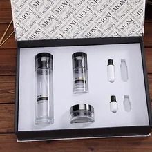 Роскошный переработанный изготовленный на заказ Печатный Магнитный закрывающий клапан косметическая бумажная Подарочная коробка Упаковка, черные подарочные коробки пенопластовая вставка- PX10205