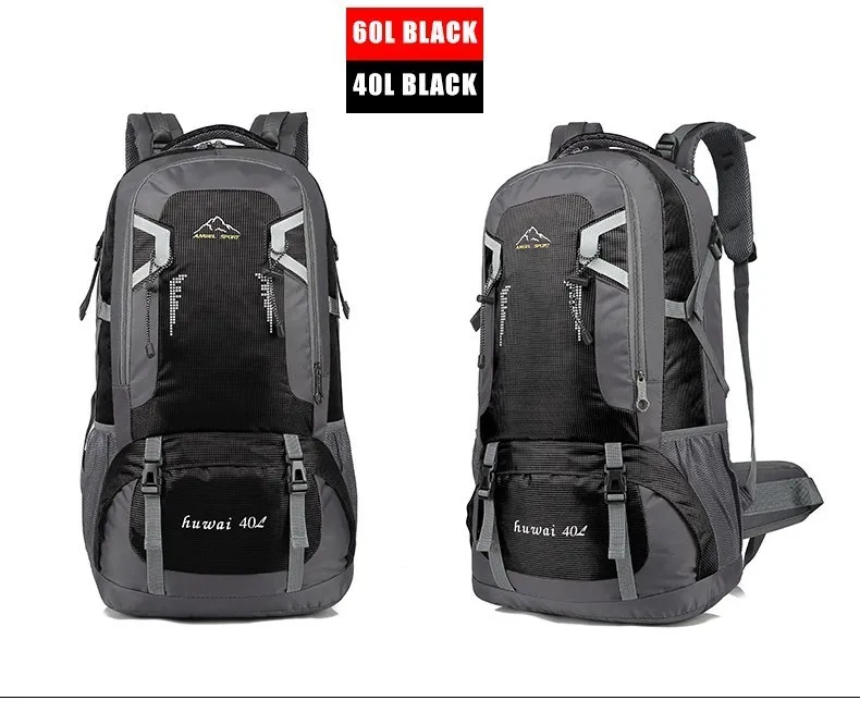40L 60L водонепроницаемый рюкзак для путешествий, походная сумка для мужчин и женщин, рюкзак для альпинизма, походов, рыбалки, велоспорта