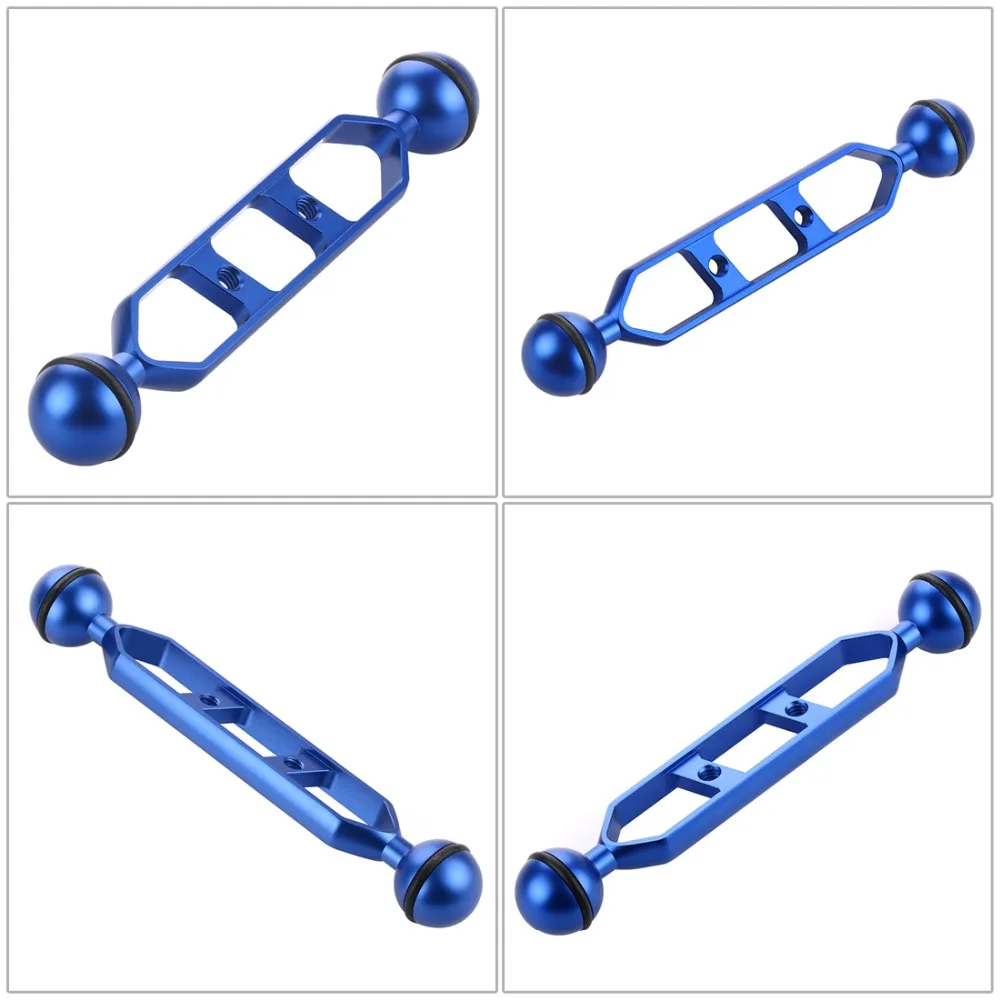 Трипод CNC с Держите крепление адаптер с двойным шаровой шарнир Arm 5/7/9/11 дюймов для спортивной экшн видео Камера для подводного погружения и дайвинга части