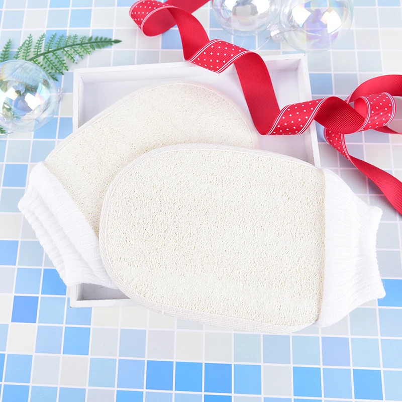 1 шт. моющие перчатки для душа утолщенные ванны пилинг Loofah внутренние