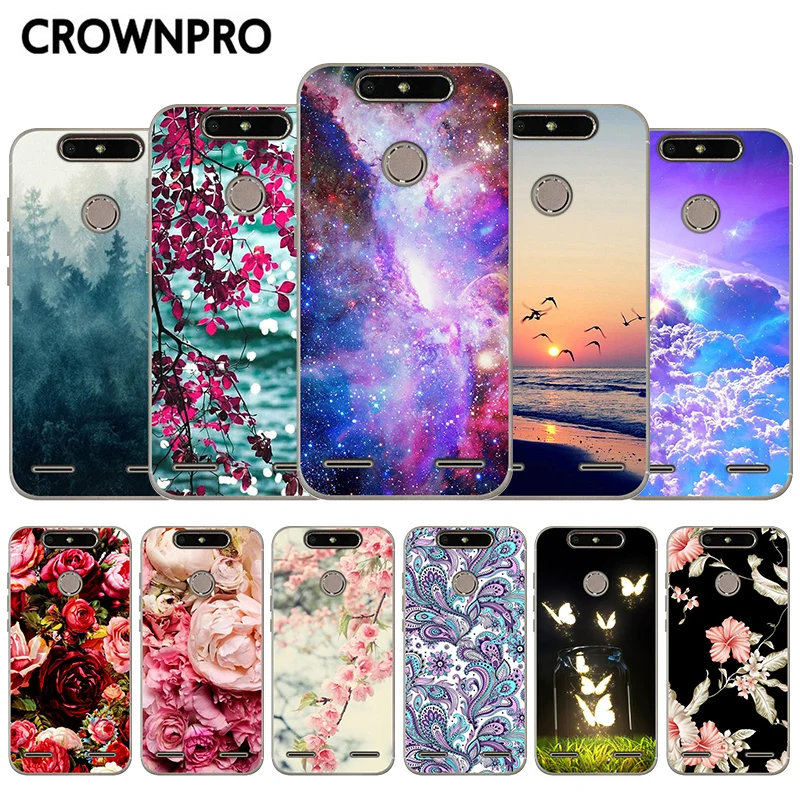 

CROWNPRO ZTE Blade V8 Lite Case Silicone ZTE Blade V8 Lite Funda Soft TPU Back Cover ZTE Blade V8 Lite Phone Protector Cases