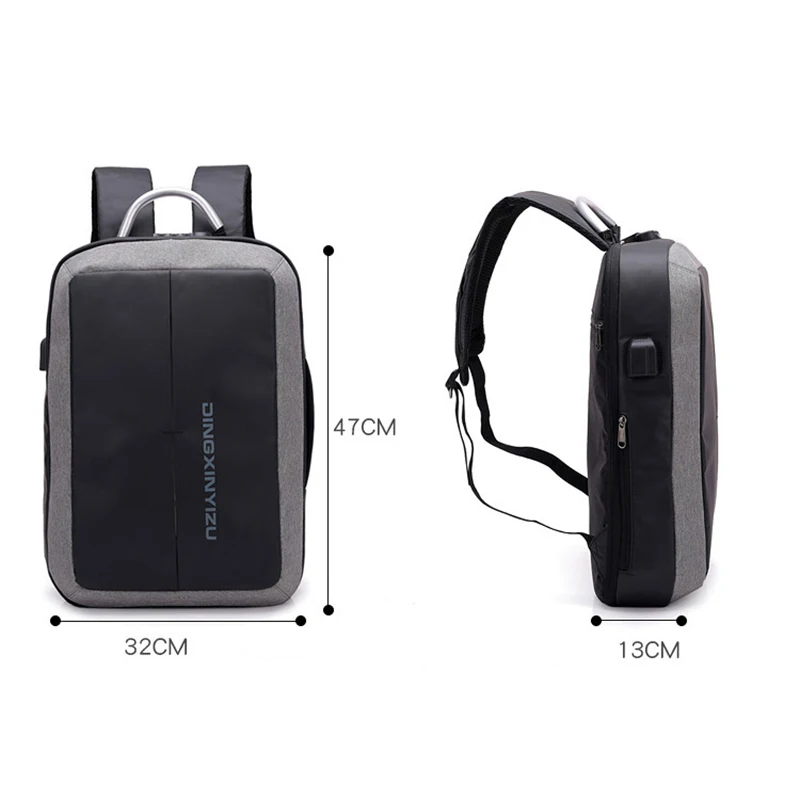 Многофункциональные рюкзаки ZENBEFE с защитой от кражи школьные ранцы USB зарядкой