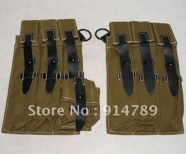 

WWII GERMAN ARMY WH HEER MP38 MP40 AMMO AMMUNITION POUCH -32364