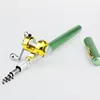 Outdoor Stream Portable Pocket Telescopic Mini Fishing Rod Pole Pen Shape Folded River Lake Fishing Rod With Reel Wheel ► Photo 3/6