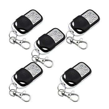 

5piece Wireless Remote Control Controller Keyfobs Keychain 433MHz PT2262 4.7M worh with Home Office Alarm System
