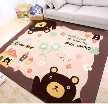 

Kingart Cartoon Big Yoga Carpet Children Floor Mat Kid Room Thick Fur tapete Baby Bedroom Rug And Carpets For Living Room Tapis