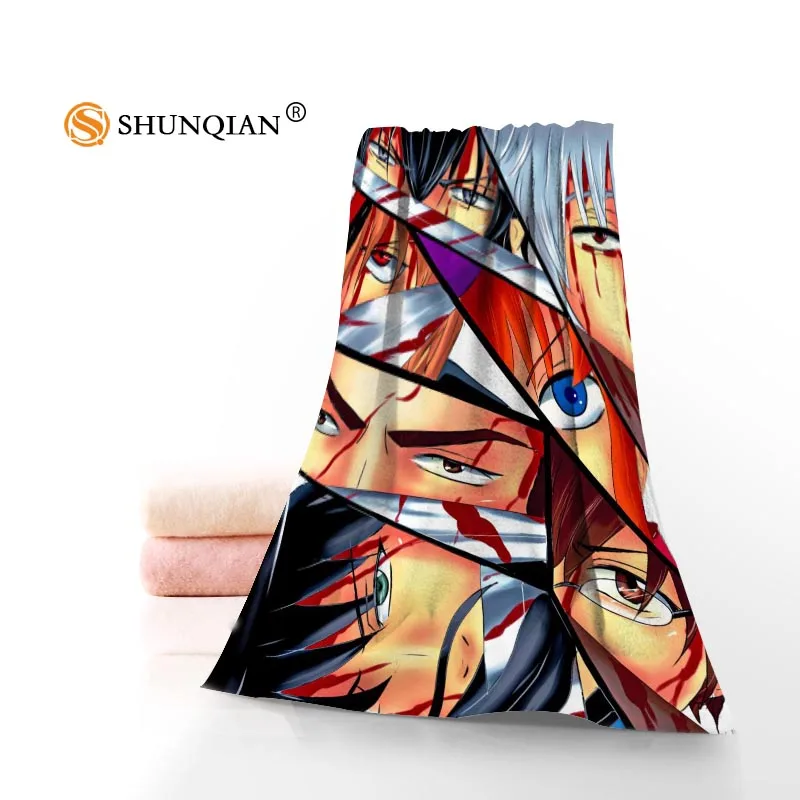 

Custom Gintama Anime Towel Printed Cotton Face/Bath Towels Microfiber Fabric 35X75cm,70X140cm Shower Towels