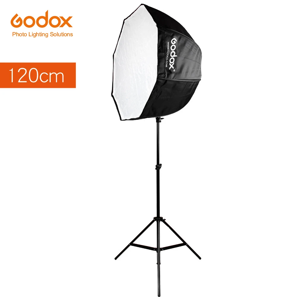 

Godox 120cm 47.2in Portable Octagon Softbox Umbrella Brolly Reflector for Studio Strobe Speedlight Flash