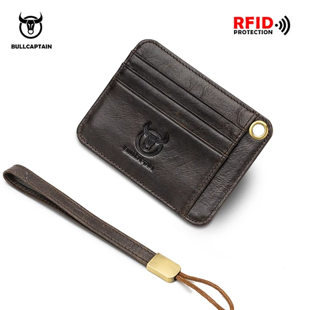 RFID cuir véritable carte de crédit ID Documents Holder RFID cuir véritable carte de crédit ID Documents Holder
