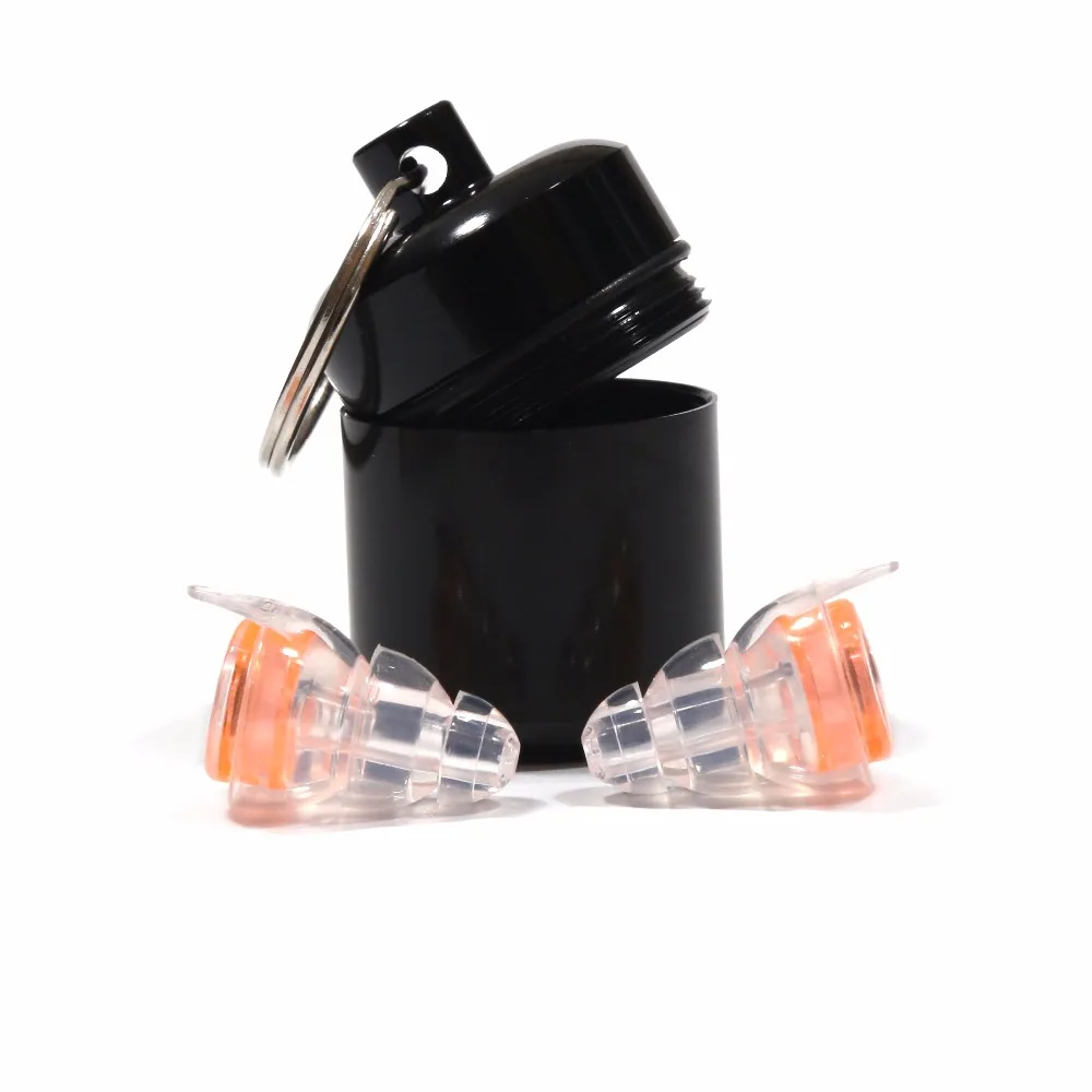 Hearing Protection High Fidelity Musician Motorcycle Earplug Reusable Noise Cancelling Silicone Ear plugs for Sleep Drummer