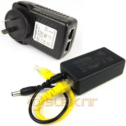 Gigabit 802.3at 24Watt PoE Kit (Splitter + Injector) 12V 2A Power Over Ethernet