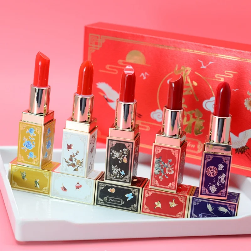 Hot!!!Matte Lipstick Set Chinese Style Imperial Palace lipstick set