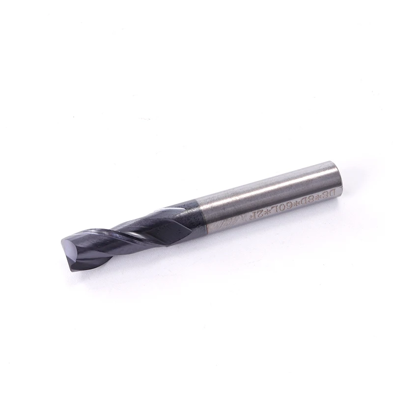 Augusttools Endmill HRC55 2 Флейта сплав Карбид фрезерование Вольфрамовая сталь фреза