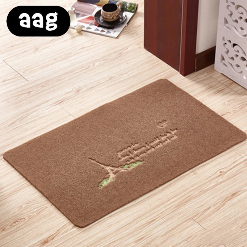 Aag Doormat Welcome Entrance Mat Pvc Embroider Anti Slip Rug Mat Pvc Embroider Anti Slip Rug
