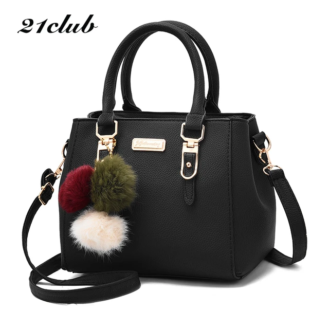 21club Brand Women Hairball Ornaments Totes Solid Sequined Handbag 21club Brand Women Hairball Ornaments Totes Solid Sequined Handbag Hot Party Purse Las Messenger Crossbody Shoulder