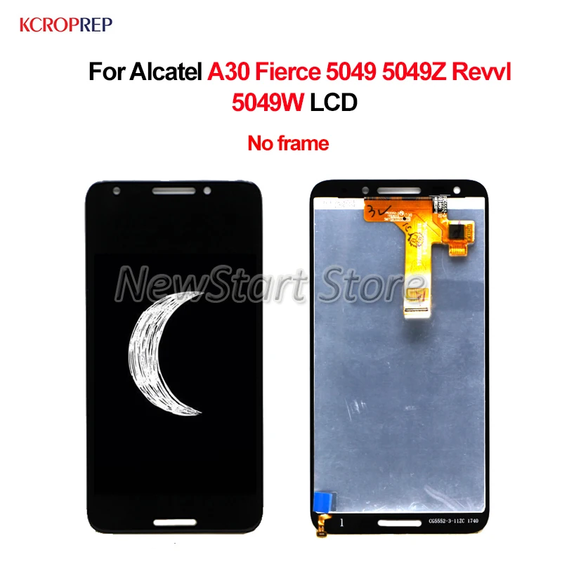 

For Alcatel A30 Fierce 5049 5049Z Revvl 5049W LCD Display Touch Screen Assembly 5.5" For Alcatel A30 Fierce lcd No Frame