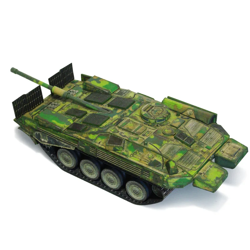 Strv 103b шведский Танк 1:50 с док станцией Бумажные модели сделай сам детская игрушка
