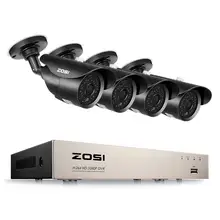 ZOSI 4CH 1080P HD TVI Security Camera CCTV System P2P IR Night Vision 4PCS 2 0MP