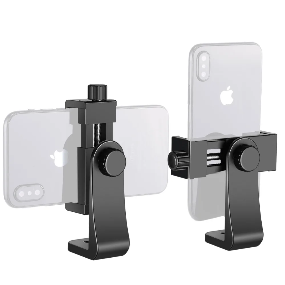 

Neewer Smartphone Holder Vertical Bracket with 1/4" Tripod Mount Phone Clip Tripod Adapter for iPhone Phones within 1.9-3.9inch