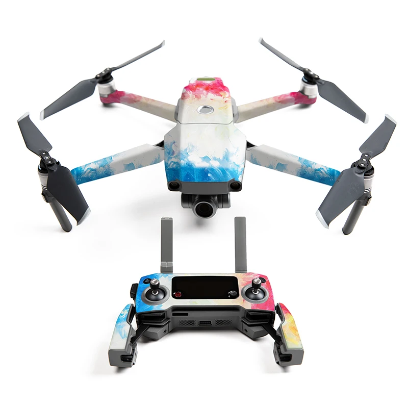 Наклейка в виде акулы для дрона DJI Mavic 2 5 цветов|Наклейки на камеру дрона| |