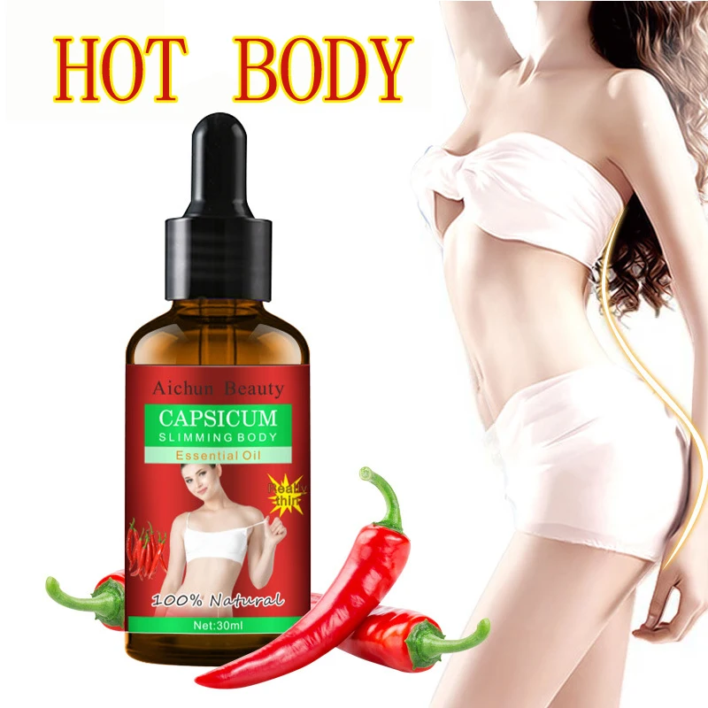 

AICHUN Red Chili Heating Slimming Essential oil Body Wraps Weight Loss Products Heating Fat Burning Ginger Slimming Cream 10mL