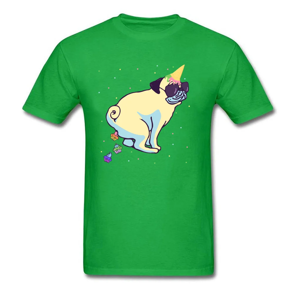 Pug Unicorn poops cupcakes_green