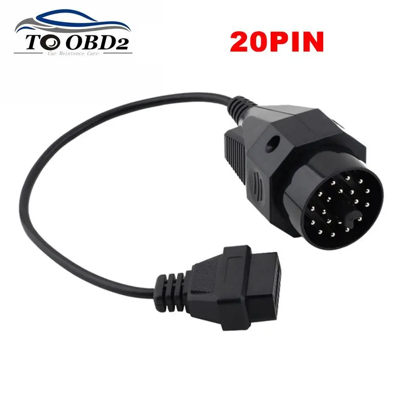 OBD2 разъем Диагностический кабель для BMW 20PIN до 16Pin мама 20pin новейшее назначение E36