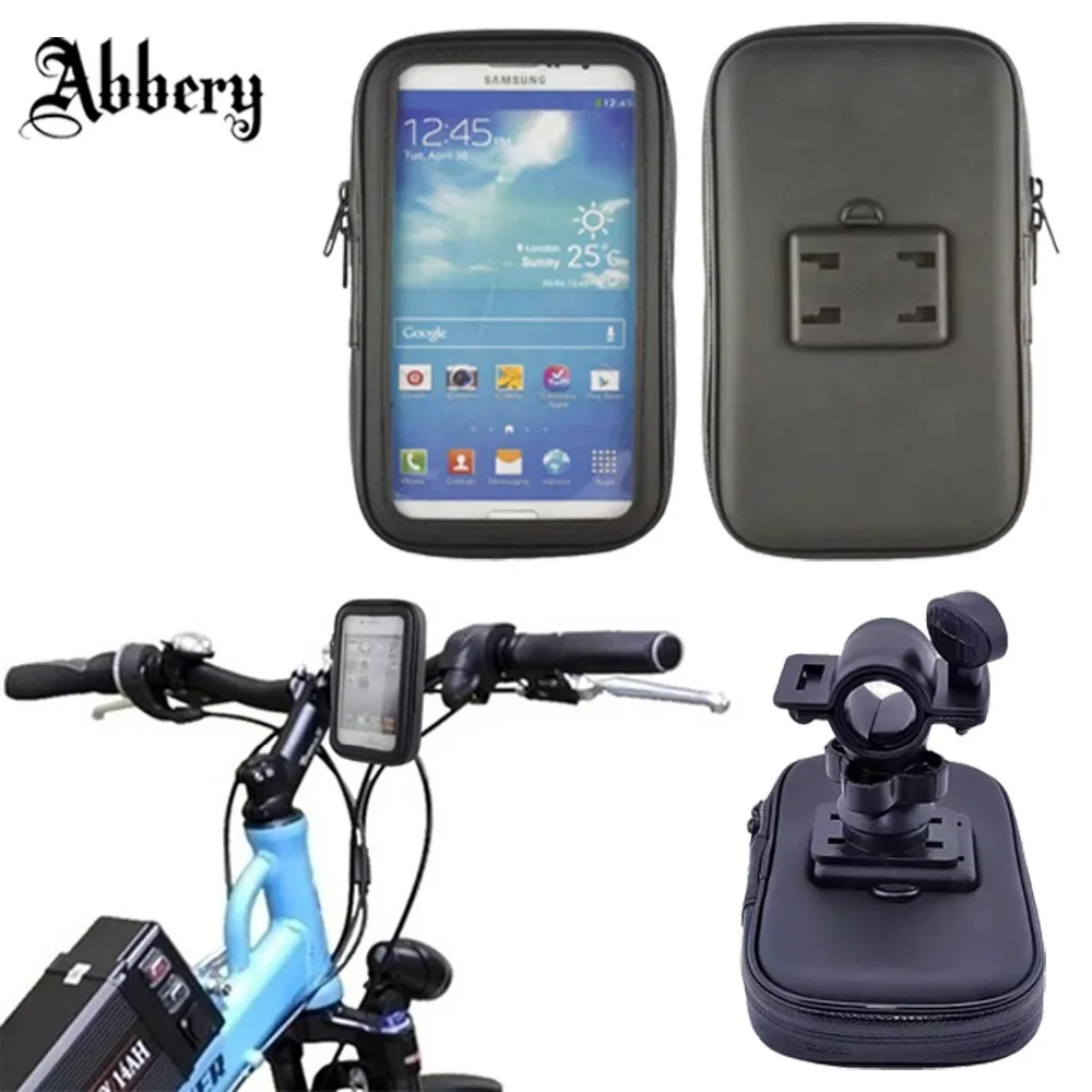 

Universal Bike Bicycle Handle Phone Mount Cradle Holder CellPhone Motorcycle Handlebar Waterproof bag Case For iphone 6 S5 S6 S7