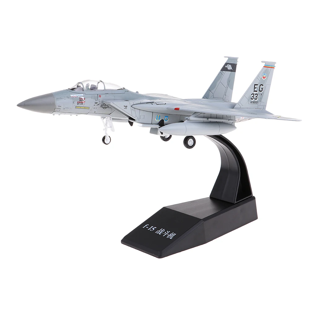 

1:100 Scale Alloy US F-15 Airplane Aircraft Fighter Toy Model Diecast Plane Model Toy Home Decoration Gift