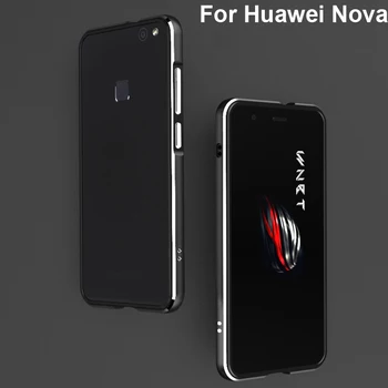 

Luxury Original Brand Aluminum Metal Bumper For Huawei Nova Metal Cases Cover Column Shape Frame 5.0'' HuaweiNova Phone Shell