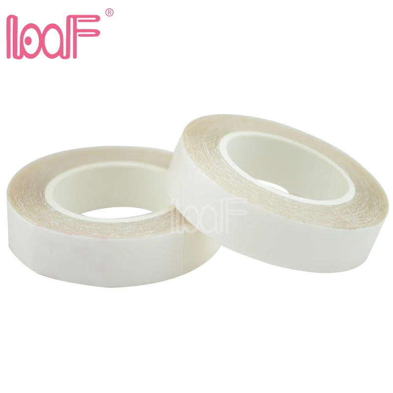 LOOF 10rolls 1cm*3m tapes for hair extensions replacement double sided