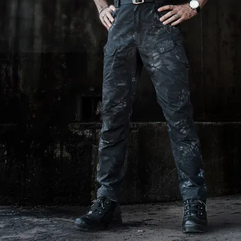 

High quality 2020 Fashion consul Tactical pants breathable commando military Camouflage multi pocket quick drying trousers men