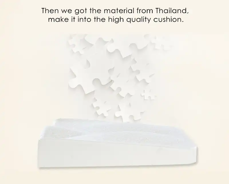 Purenlatex 40 40 7 Natural Latex Seat Cushion Pad Soft Memory Rebound Chair Hip Pillow Mats Breathable Tailbone Coccyx Protect