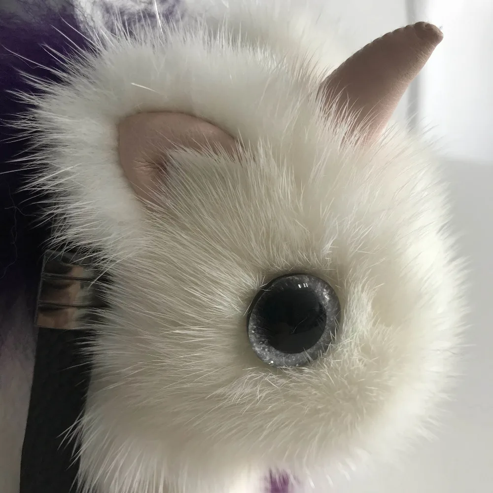 Magicfur So Cute Unicorn кукольный брелок из натурального меха норки с животными сумочка