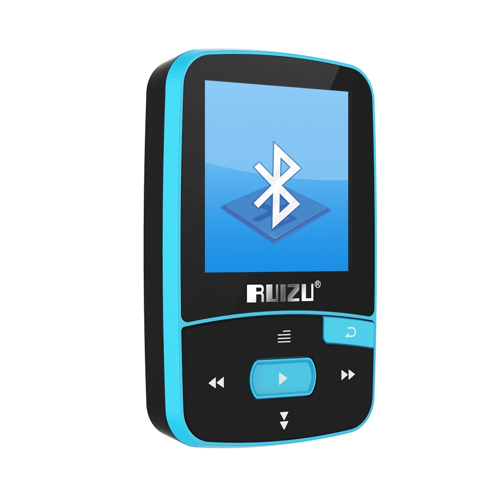 Мини-спортивный MP3-плеер ruidu X50 с Bluetooth и клипсой, 8 ГБ, музыкальный плеер, поддержка tf-карты, fm-радио, запись, электронная книга, секундомер