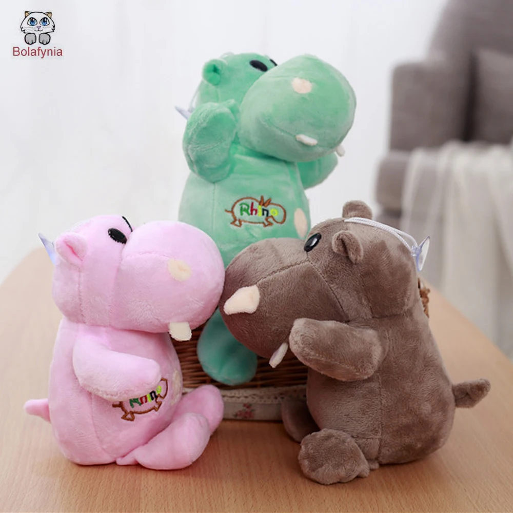 BOLAFYNIA 20CM 3PCS/LOT Children Plush Stuffed Toy cute Hippo doll Baby