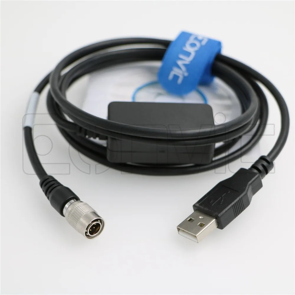 

USB to 6-pin male interface Transfer Data Cable For TOPCON/SOKKIA Total Stations