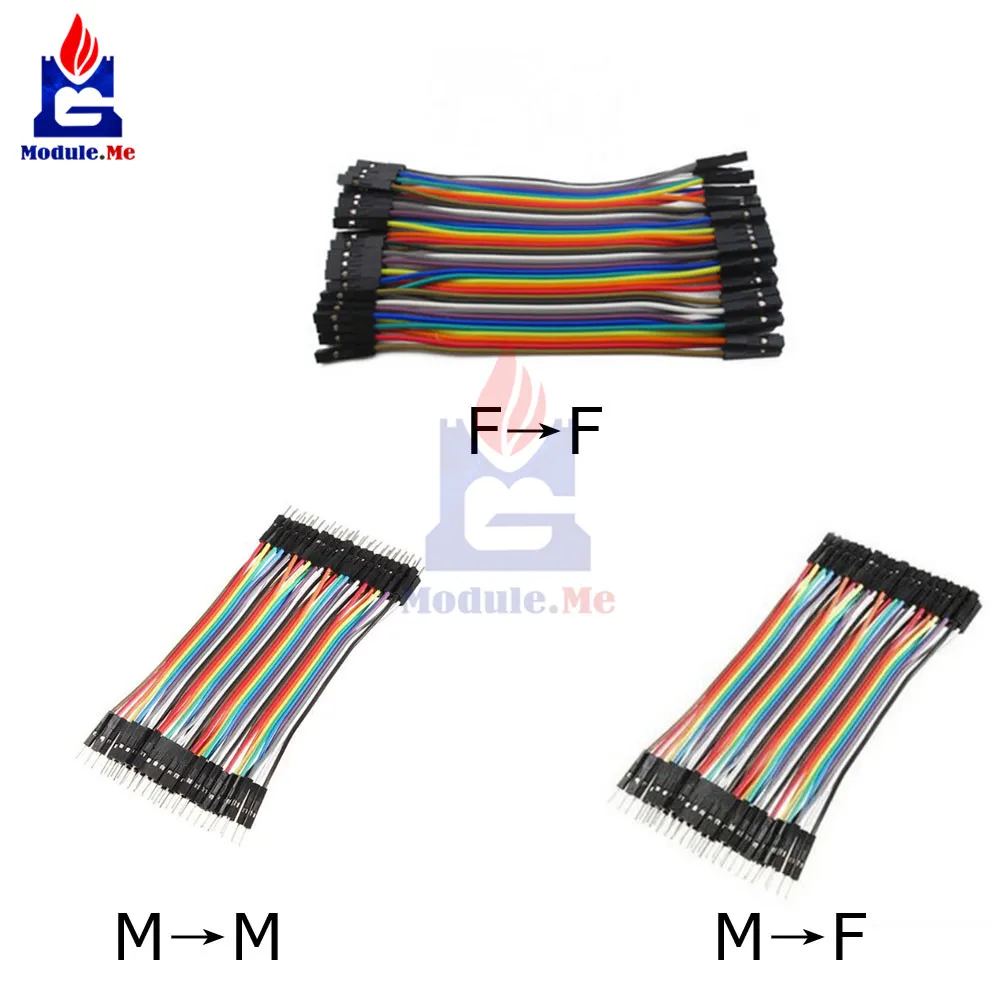 

Dupont Cable 10 CM Male to Female Male to Male Female to Female Jumper Wire Dupont Wire Kit