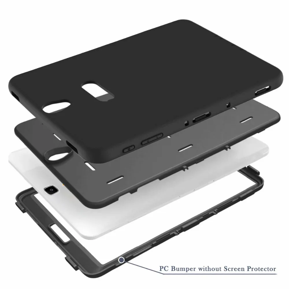 Ударопрочный жесткий гибридный защитный чехол для samsung Galaxy Tab S3 Tablet(9,7 дюймов, SM-T820 T825