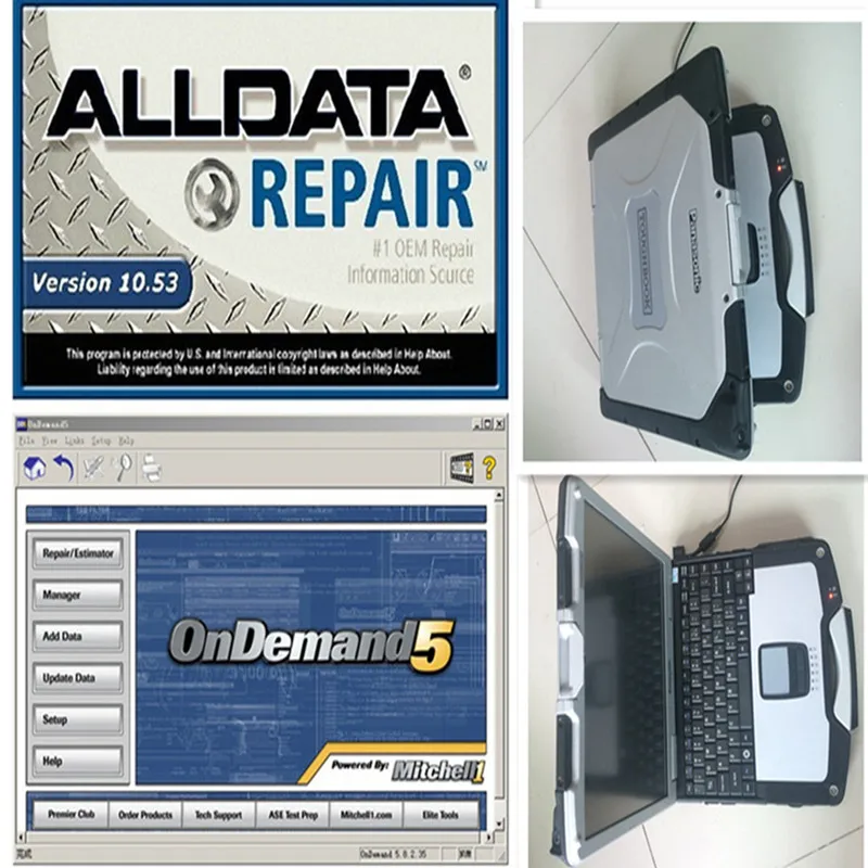 alldat and mitchell in cf30 laptop
