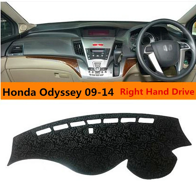 right hand dirve car dashboard cover mat for Honda Odyssey 09 14 Accord
