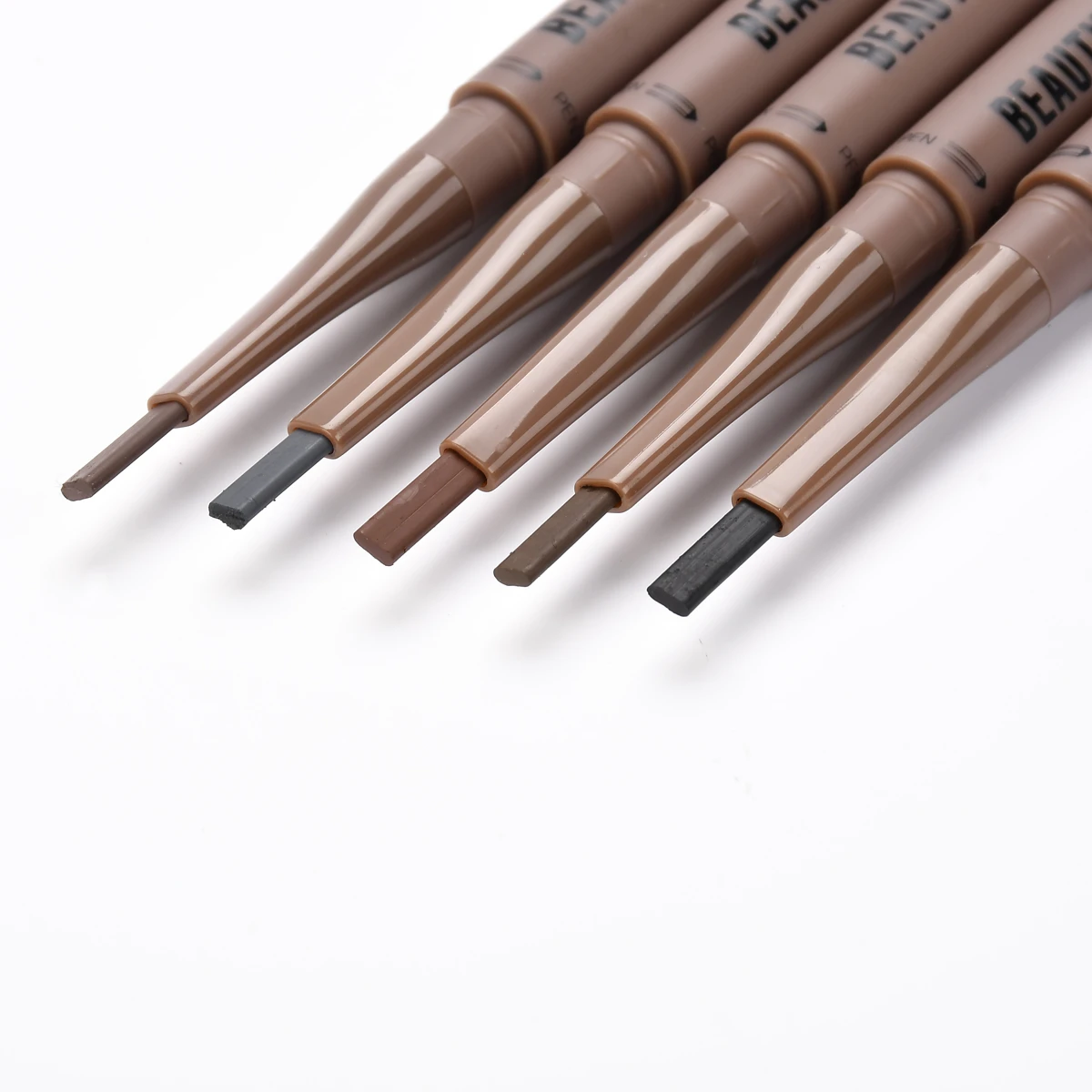 BEAUTYBIGBANG Eyebrow Pencil Double Head Black Brown Eye Brow Pencil Sobrancelha Maquillaje Maquiagem Profissional Completa