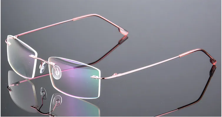 Мужские титановые очки для чтения без оправы, ультра-светильник wo, мужские очки для чтения без оправы из сплава, очки для дальнозоркости+ от 1,00 до+ 6,00