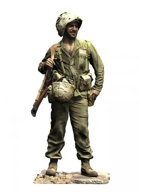 

1/35 Assembly Resin Figure kit WWII U.S Marine Soldier