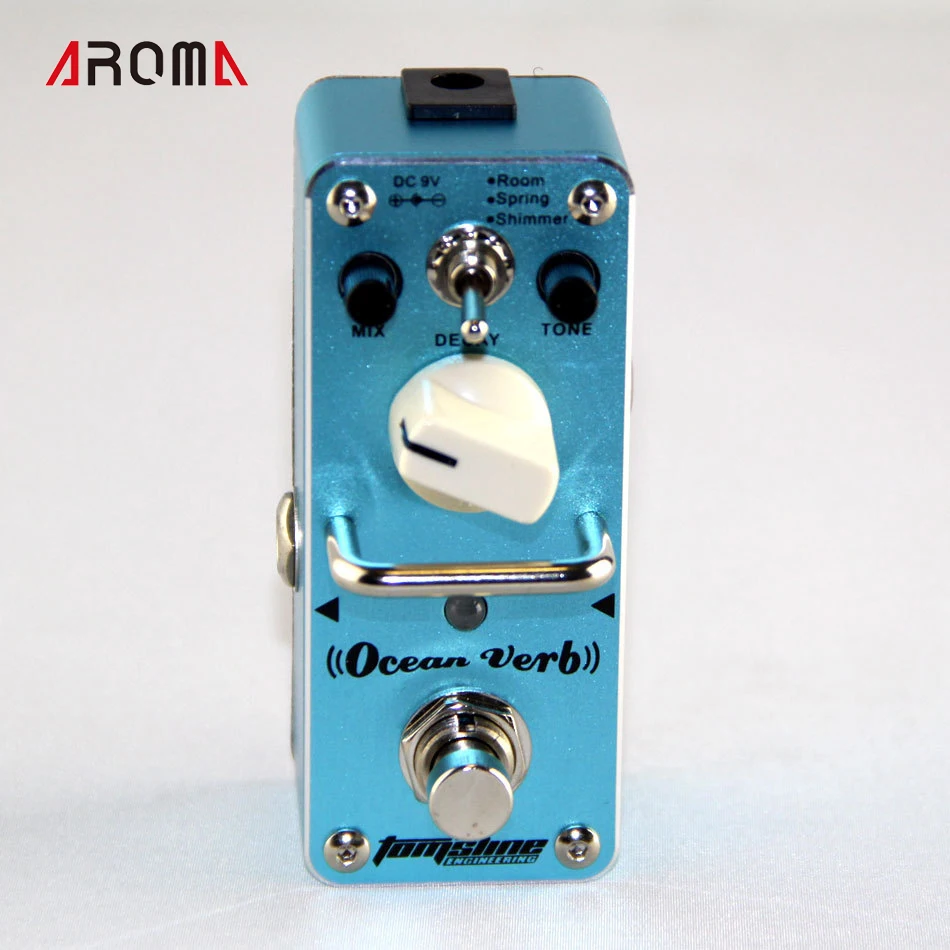 

AROMA AOV-3 OCEAN VERB 1 octave polyphonic effect Mini Digital Effect pedal guitar pedal