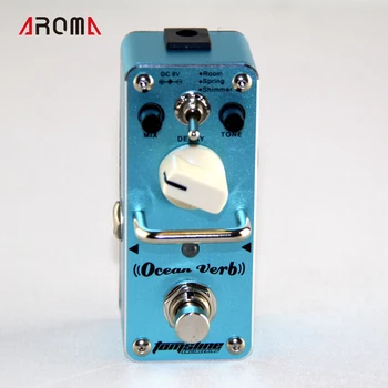 

AROMA AOV-3 OCEAN VERB 1 octave polyphonic effect Mini Digital Effect pedal guitar pedal