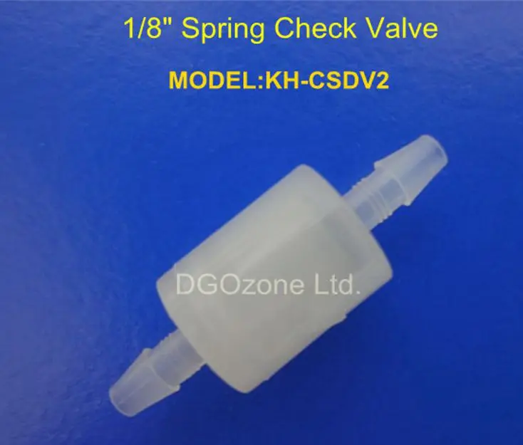 PVDF 1/8 ''озоновый пружинный обратный клапан O3 обратный клапан колючки KH-CSDV2 DGOzone