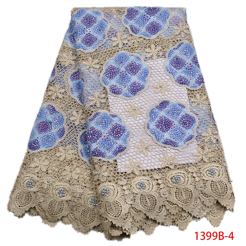

Latest Ankara Wax Mix With Lace Embroidery African Wax Lace Fabric Super Java Wax Guipure Cord Wax Fabric For Wedding XZ1399B-1